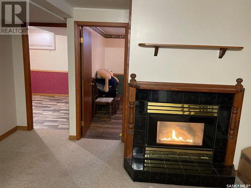 101 5Th Avenue W, Kelvington, SK - Indoor Photo Showing Living Room With Fireplace