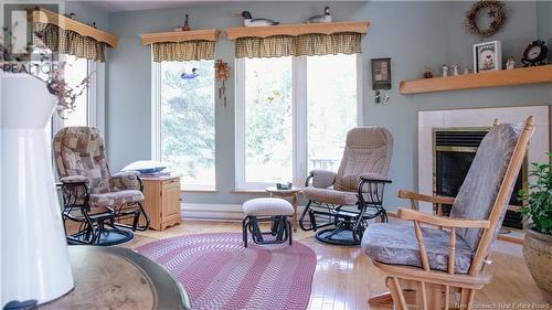 81 Rue Melanie, Drummond, NB - Indoor Photo Showing Other Room With Fireplace