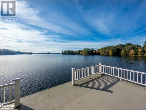 View from deck of boat house - 399 Horseshoe Lake, Seguin, ON - Outdoor With Body Of Water With View