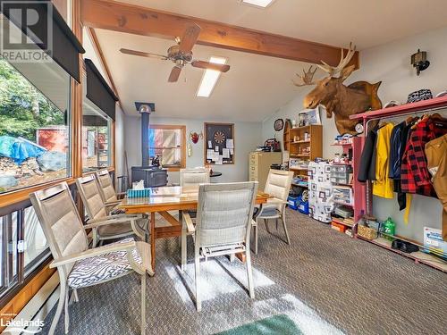 Office with woodstove - 399 Horseshoe Lake, Seguin, ON - Indoor