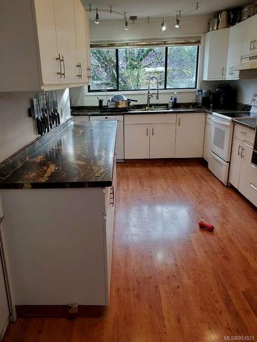 1854 Myhrest Rd, Cowichan Bay, BC - Indoor Photo Showing Kitchen With Double Sink