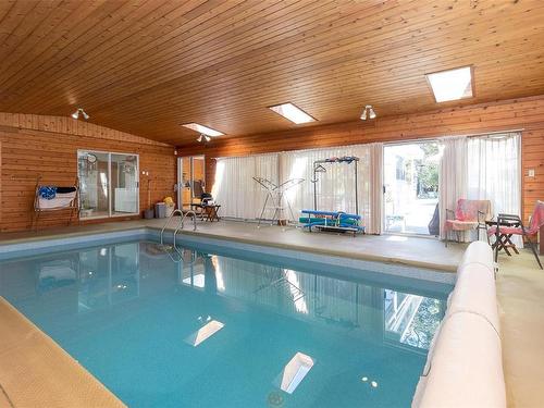 6787 Grant Rd West, Sooke, BC - Indoor Photo Showing Other Room With In Ground Pool