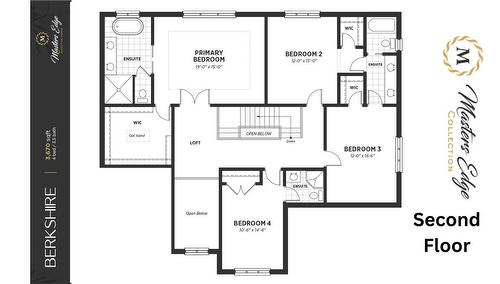 SECOND FLOOR LAYOUT - 439 Masters Drive, Woodstock, ON - Other