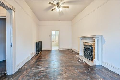 30 Cannon Street W, Hamilton, ON - Indoor Photo Showing Living Room With Fireplace