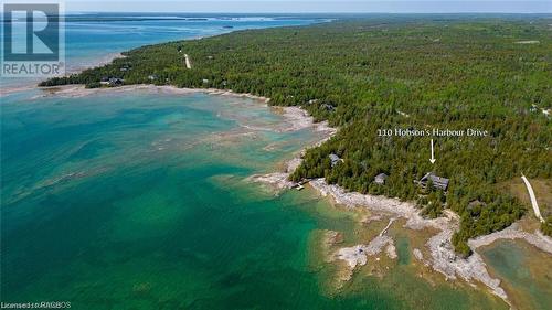Welcome to 110 Hobson's Harbour Drive - 110 Hobson'S Harbour Drive, Northern Bruce Peninsula, ON - Outdoor With Body Of Water With View