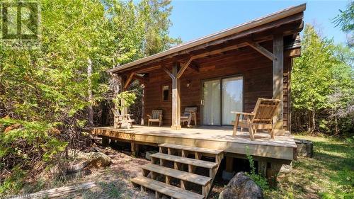 110 Hobson'S Harbour Drive, Northern Bruce Peninsula, ON - Outdoor With Deck Patio Veranda