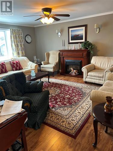 153 Main Road, Winterton, NL - Indoor Photo Showing Living Room With Fireplace
