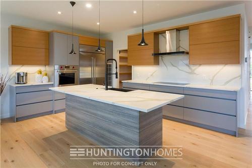 101 Springwater Road, Winnipeg, MB - Indoor Photo Showing Kitchen With Upgraded Kitchen