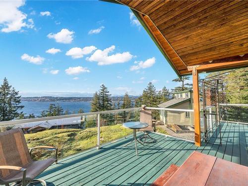 5-620 Helanton Rd, Quadra Island, BC - Outdoor With Body Of Water With Deck Patio Veranda With View With Exterior