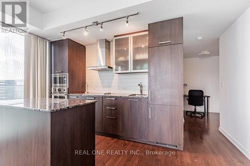 4710 - 12 York Street, Toronto, ON - Indoor Photo Showing Kitchen With Upgraded Kitchen
