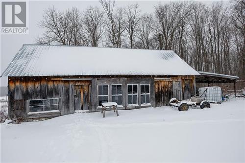 Shed 20' x 42' with 15' lean-to. - 18711 Beaver Brook Road, Martintown, ON 