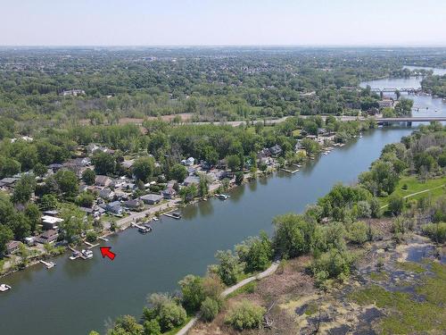 Aerial photo - 312 Boul. Salaberry N., Châteauguay, QC - Outdoor With Body Of Water With View