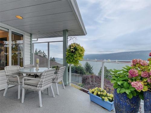 3717 Marine Vista, Cobble Hill, BC - Outdoor With Body Of Water With Deck Patio Veranda