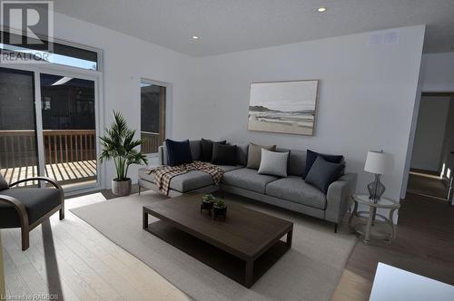 Virtual Staging Living Area - 325 6Th Avenue W, Owen Sound, ON - Indoor Photo Showing Living Room