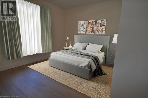 Virtual Staging Master Bedroom - 325 6Th Avenue W, Owen Sound, ON - Indoor Photo Showing Bedroom