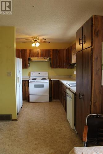 223 2Nd Street W, Climax, SK - Indoor Photo Showing Kitchen With Double Sink