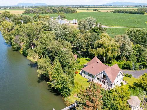 Aerial photo - 2727 Ch. Des Patriotes, Richelieu, QC - Outdoor With Body Of Water With View