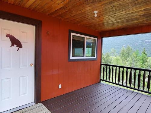 3275 Fiva Creek Road, Westbridge, BC - Outdoor With Deck Patio Veranda With Exterior
