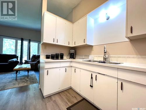 435/439 7Th Avenue Ne, Swift Current, SK - Indoor Photo Showing Kitchen With Double Sink