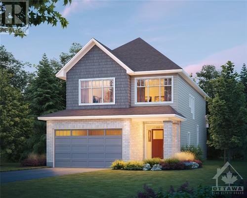 Craftsman elevation of Tamarack Homes "Concord" model on 35' lot. includes 2nd floor loft and finished basement family room. - 906 Echinacea Row, Ottawa, ON - Outdoor