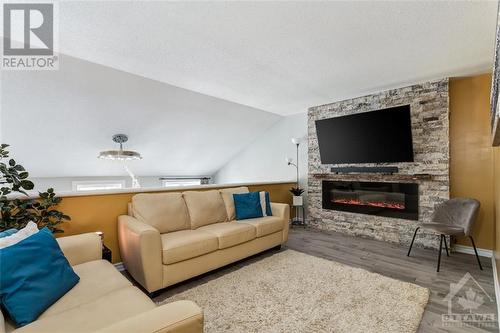 312 Royal Fern Way, Ottawa, ON - Indoor Photo Showing Living Room With Fireplace