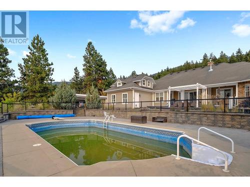 5610 Oyama Lake Road, Lake Country, BC - Outdoor With In Ground Pool With Deck Patio Veranda