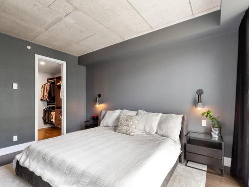 Master bedroom - 1102-1320 Rue Olier, Montréal (Le Sud-Ouest), QC - Indoor Photo Showing Bedroom