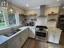 19007 Carter Cres, Larder Lake, ON  - Indoor Photo Showing Kitchen With Double Sink 