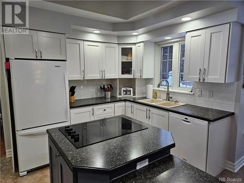 1091 Route 425, Whitney, NB - Indoor Photo Showing Kitchen With Double Sink