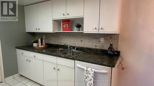 #607 -172 Eighth St, Collingwood, ON - Indoor Photo Showing Kitchen With Double Sink
