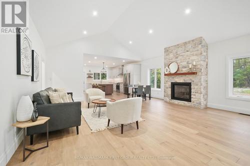 283 Clyde Street, Cobourg, ON - Indoor Photo Showing Living Room With Fireplace