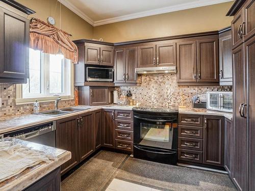 Cuisine - 105 Rue Guillaume-Beaudoin, Terrebonne (Lachenaie), QC - Indoor Photo Showing Kitchen With Double Sink With Upgraded Kitchen