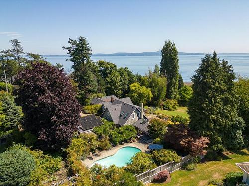 4291 Gordon Head Rd, Saanich, BC - Outdoor With Body Of Water With In Ground Pool With View