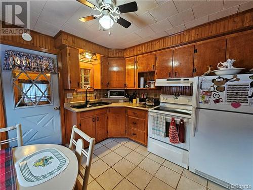 1808 West River Road, Dsl De Grand-Sault/Falls, NB - Indoor Photo Showing Kitchen With Double Sink