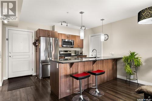 115 5303 Universal Crescent, Regina, SK - Indoor Photo Showing Kitchen With Upgraded Kitchen
