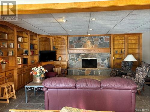 314 Pomeroy Ridge Road, Pomeroy Ridge, NB - Indoor Photo Showing Living Room With Fireplace