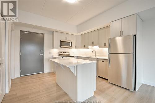 207 Brock Unit# 410, Amherstburg, ON - Indoor Photo Showing Kitchen With Stainless Steel Kitchen