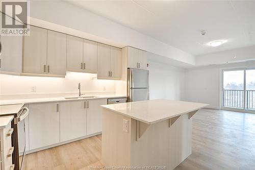 207 Brock Unit# 314, Amherstburg, ON - Indoor Photo Showing Kitchen With Double Sink