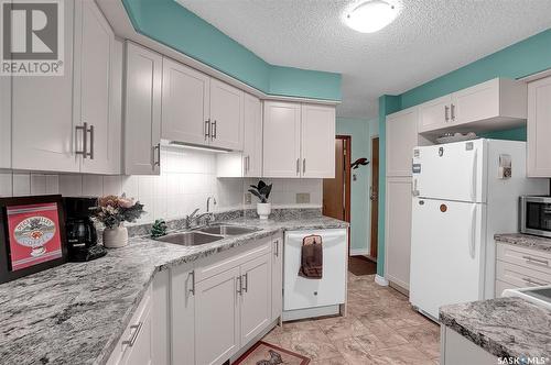 103 250 Athabasca Street E, Moose Jaw, SK - Indoor Photo Showing Kitchen With Double Sink