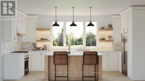 1754 Stewart Line, Cavan Monaghan, ON - Indoor Photo Showing Kitchen With Upgraded Kitchen