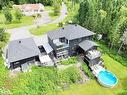 Overall view - 6  - 6A Rue Des Ruisseaux, Saint-Gabriel-De-Valcartier, QC  - Outdoor With Above Ground Pool With View 