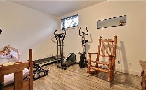 Dwelling - 6  - 6A Rue Des Ruisseaux, Saint-Gabriel-De-Valcartier, QC - Indoor Photo Showing Gym Room