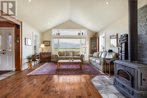 4901 Ld Ranch Road, Kimberley, BC - Indoor Photo Showing Living Room With Fireplace