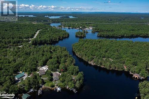 View of The Severn River near The Big Chute Marine Railway Lock 44. - 4406 Conners Bay Lane, Severn, ON - Outdoor With Body Of Water With View