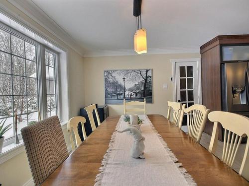 Dining room - 175 Rue Lachance, Sainte-Germaine-Boulé, QC - Indoor Photo Showing Dining Room