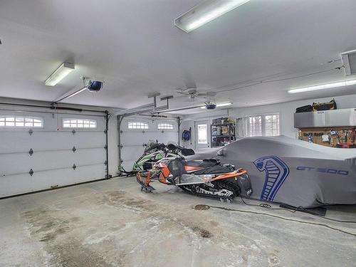 Garage - 175 Rue Lachance, Sainte-Germaine-Boulé, QC - Indoor Photo Showing Garage