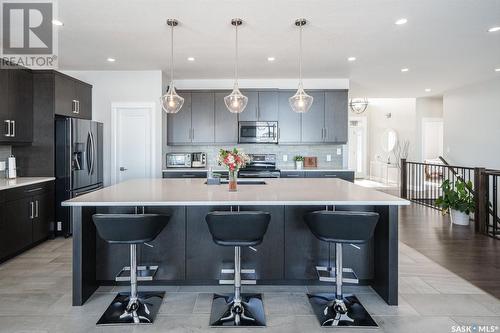 405 Prairie View Drive, Dundurn, SK - Indoor Photo Showing Kitchen With Upgraded Kitchen