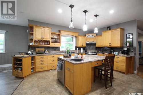 Cook Acreage, Moosomin Rm No. 121, SK - Indoor Photo Showing Kitchen With Double Sink