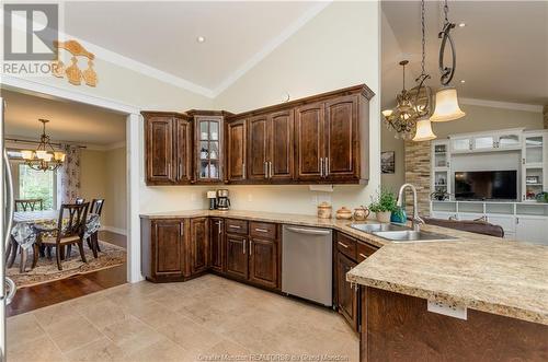 280 Plumweseep Cross Rd, Plumweseep, NB - Indoor Photo Showing Kitchen With Double Sink
