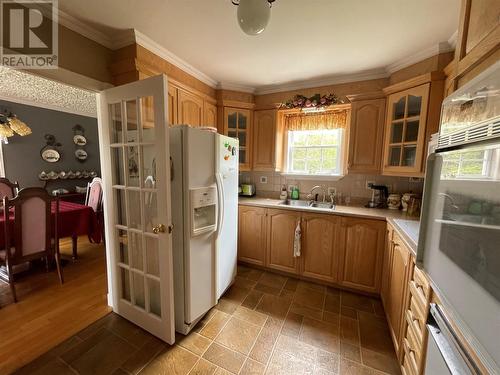 61 Forest Road, Milltown, Head Of Bay D'Espoir, NL - Indoor Photo Showing Kitchen With Double Sink